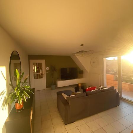 Superbe Duplex Proche Centre Ville Parking Gratuit Colmar Exteriör bild
